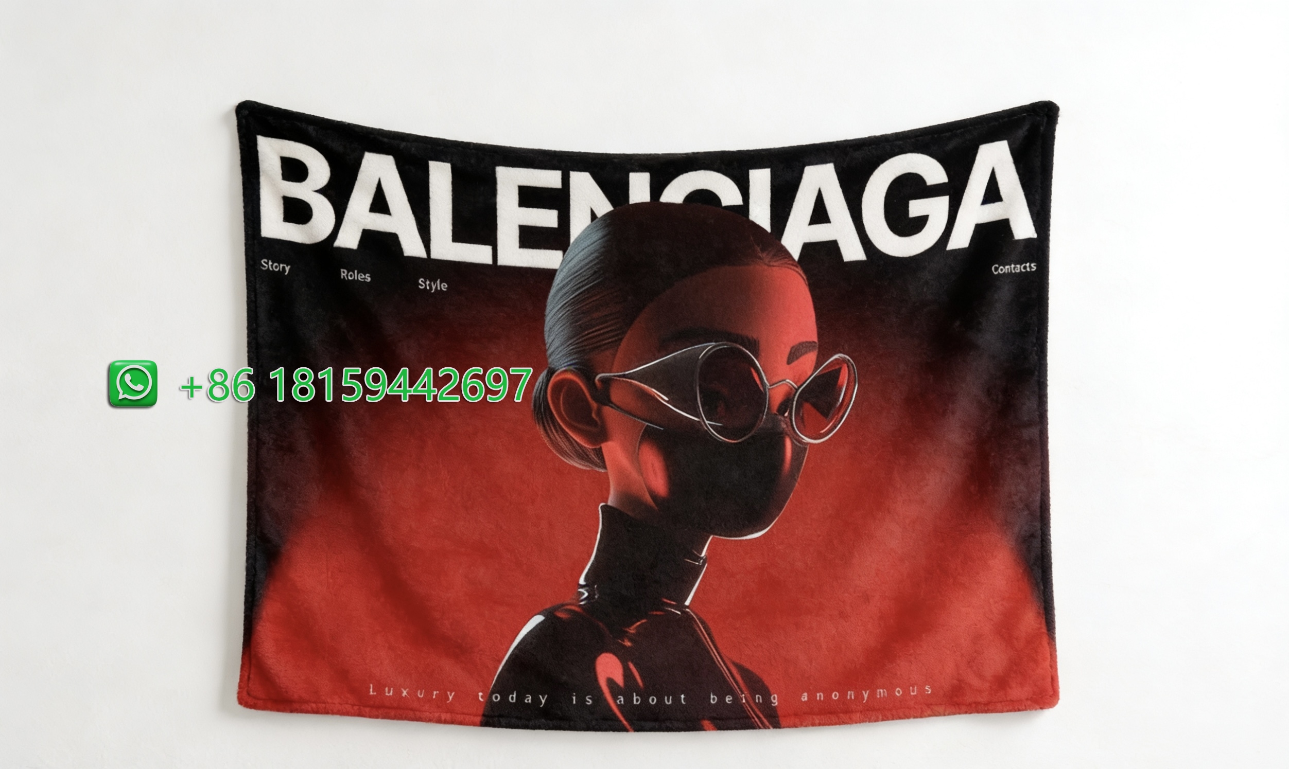 Balenciaga Throw Blankets
